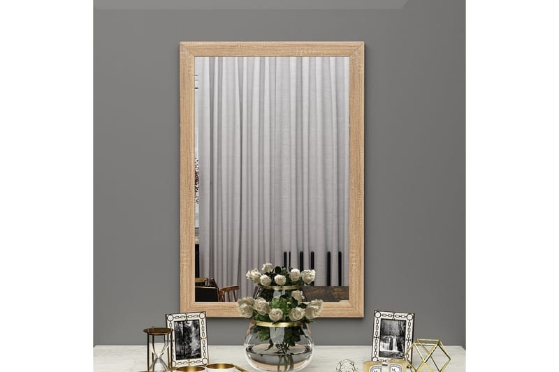 Iuydu Spegel 50 cm Rektangulär - Trä/Natur - Inredning - Speglar - Väggspegel