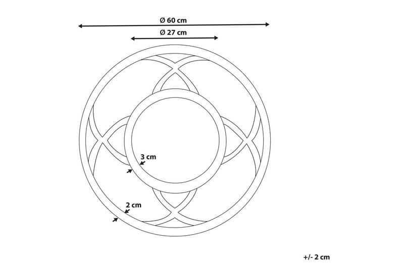 Väggspegel Iztapalapa - Inredning - Speglar - Väggspegel