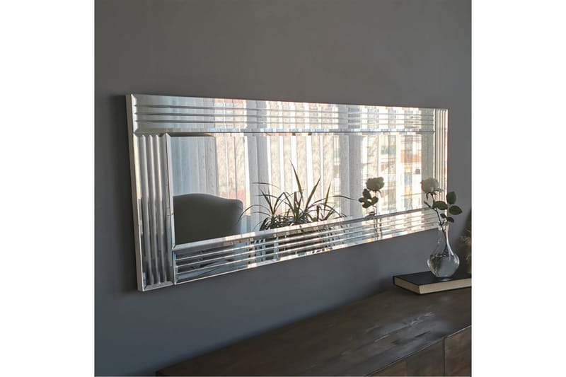 Jakerah Dekorationsspegel 120 cm - Silver - Väggspegel - Hallspegel