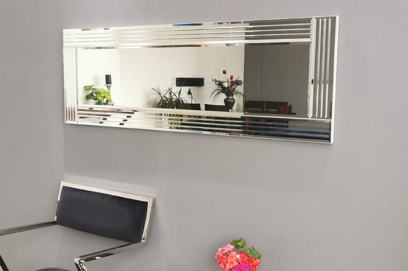 Jakerah Dekorationsspegel 120 cm - Silver - Väggspegel - Hallspegel