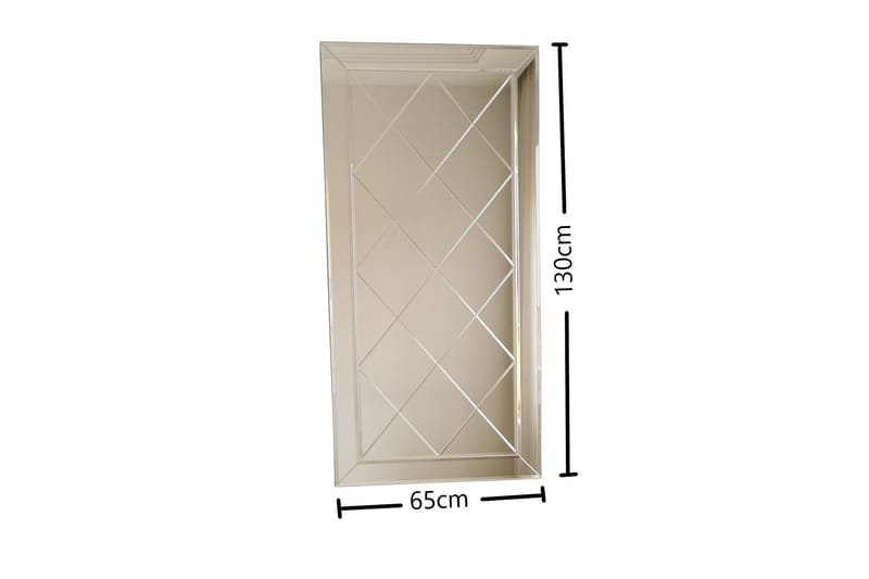 Jeremee Dekorationsspegel 130 cm - Silver - Inredning - Speglar - Väggspegel