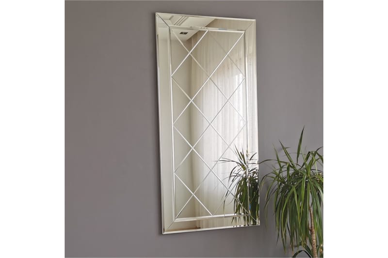 Jeremee Dekorationsspegel 130 cm - Silver - Inredning - Speglar - Väggspegel
