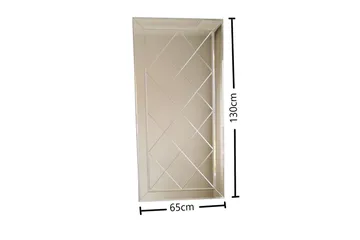 Jeremee Dekorationsspegel 130 cm - Silver - Inredning - Speglar - Väggspegel