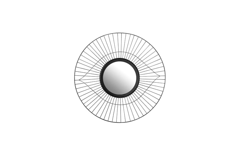 Kafes Spegel - Svart - Väggspegel - Hallspegel