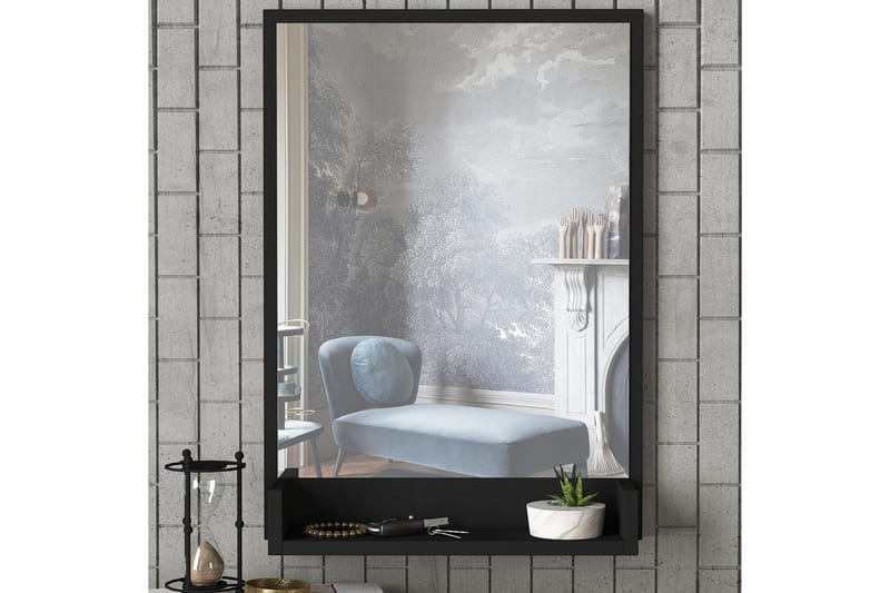 Kallina Spegel 75 cm - Beige - Väggspegel - Hallspegel