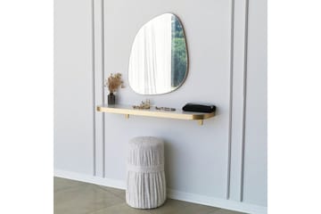 Karamea Spegel 58 cm Asymmetrisk - Guld - Inredning - Speglar - Väggspegel