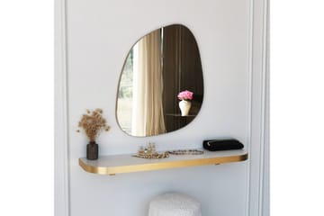 Karamea Spegel 58 cm Asymmetrisk - Guld - Inredning - Speglar - Väggspegel