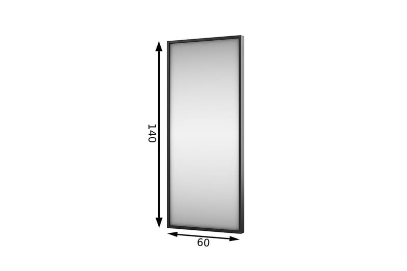 Kayoko Vägghängd Spegel Glas - Svart - Inredning - Speglar - Väggspegel