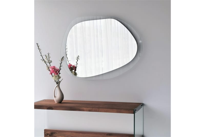 Lepinas Asymmetrisk Väggspegel 55x75 cm - Härdat Glas - Inredning - Speglar - Väggspegel