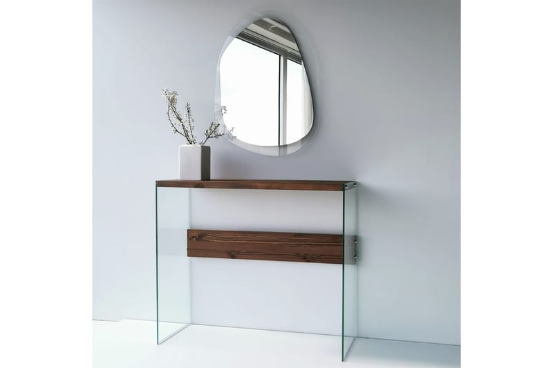 Lepinas Asymmetrisk Väggspegel 55x75 cm - Härdat Glas - Inredning - Speglar - Väggspegel