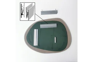 Lepinas Asymmetrisk Väggspegel 55x75 cm - Härdat Glas - Inredning - Speglar - Väggspegel