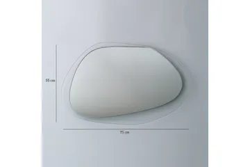Lepinas Asymmetrisk Väggspegel 55x75 cm - Härdat Glas - Inredning - Speglar - Väggspegel