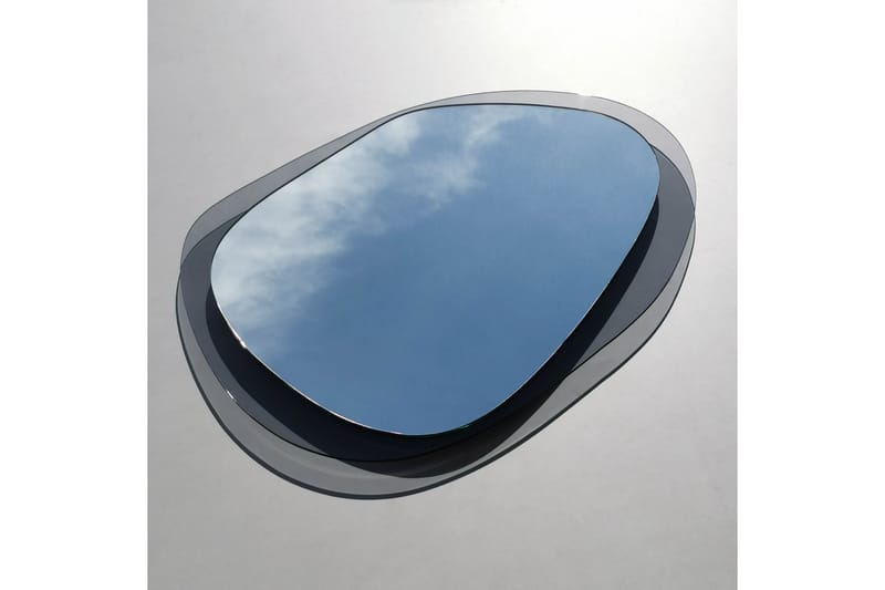 Lepinas Väggspegel 75x55 cm - Grå/Härdat Glas - Inredning - Speglar - Väggspegel