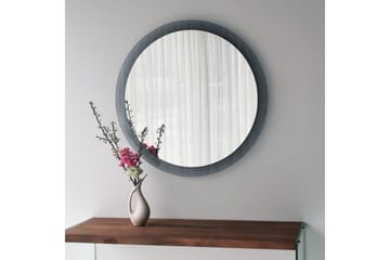 Lepinas Väggspegel Rund 65 cm - Grå/Härdat Glas - Inredning - Speglar - Väggspegel