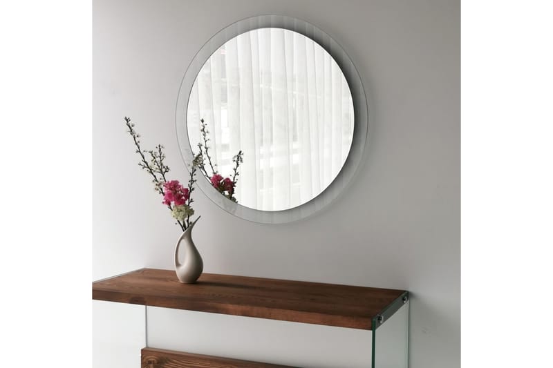 Lepinas Väggspegel Rund 65 cm - Härdat Glas - Inredning - Speglar - Väggspegel