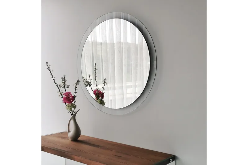Lepinas Väggspegel Rund 65 cm - Härdat Glas - Inredning - Speglar - Väggspegel