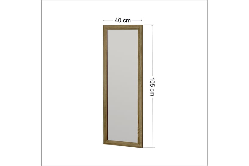Lipa Spegel 40 cm Rektangulär - Trä/Natur - Inredning - Speglar - Väggspegel