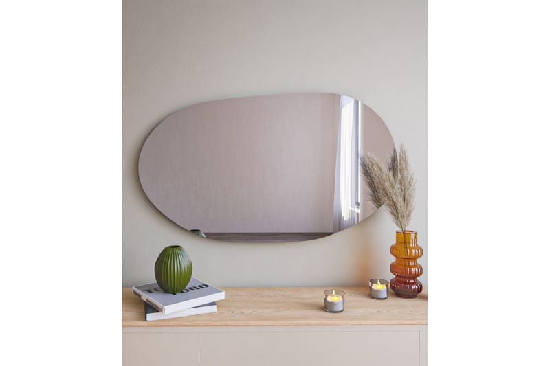 Lopi Spegel 52 cm Asymmetrisk - Svart - Inredning - Speglar - Väggspegel