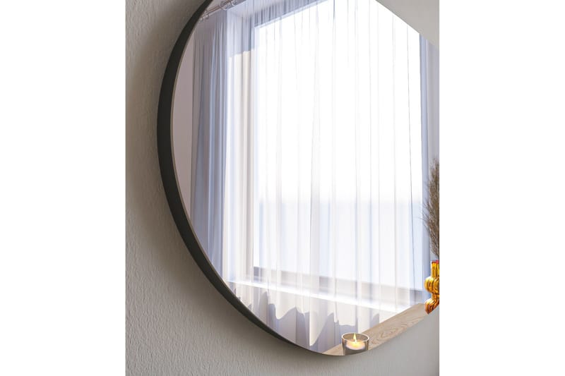Lopi Spegel 52 cm Asymmetrisk - Svart - Inredning - Speglar - Väggspegel