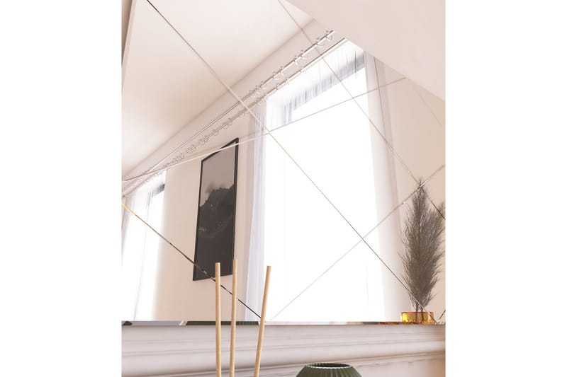 Lossa Spegel 50 cm Rektangulär - Vit - Väggspegel - Hallspegel