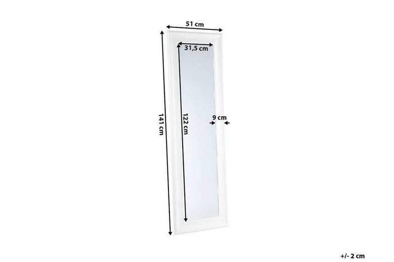 Lunel Spegel 51 cm - Vit - Inredning - Speglar - Väggspegel