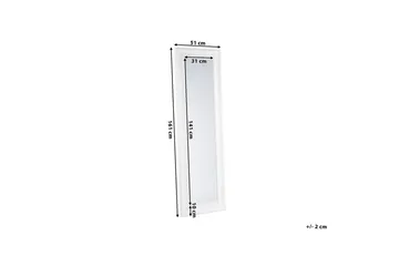 Lunel Spegel 51 cm - Vit - Inredning - Speglar - Väggspegel