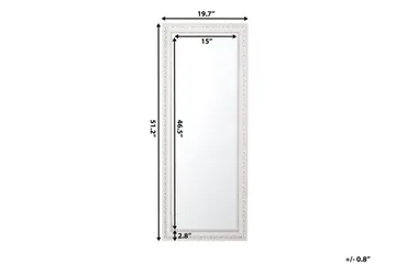 Mauleon Spegel 50 cm - Vit - Inredning - Speglar - Väggspegel