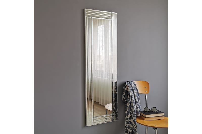 Mentis Dekorationsspegel 40 cm - Silver - Väggspegel - Helkroppsspegel - Hallspegel