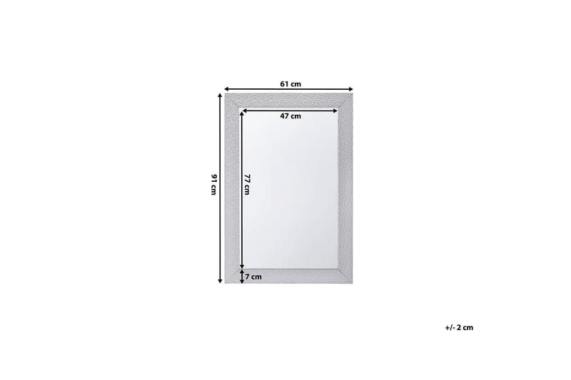 Mervent Spegel 61 cm - Silver - Inredning - Speglar - Väggspegel