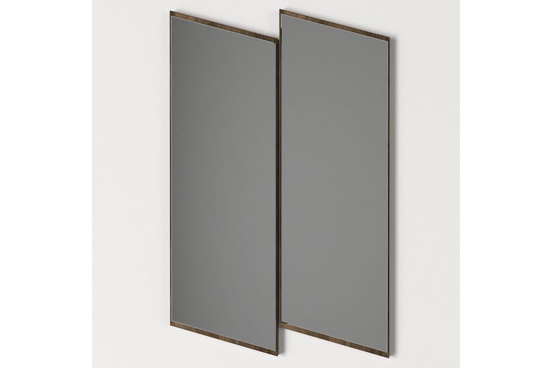 Mohed Spegel 44 cm - Brun - Väggspegel - Hallspegel