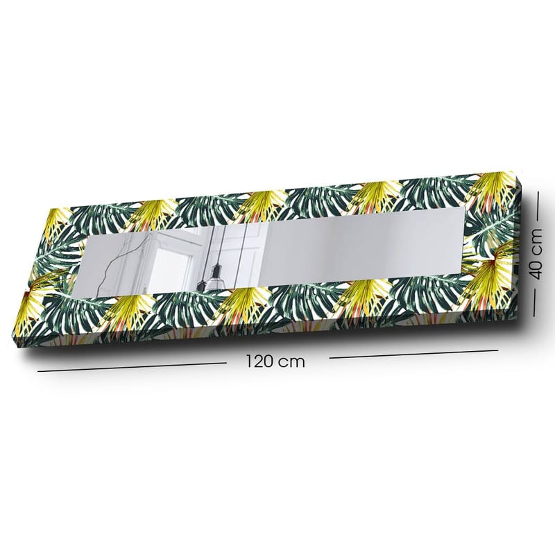 Mokhcha Dekorspegel 40x120 cm Christmas - Canvas/Flerfärgad - Inredning - Speglar - Väggspegel