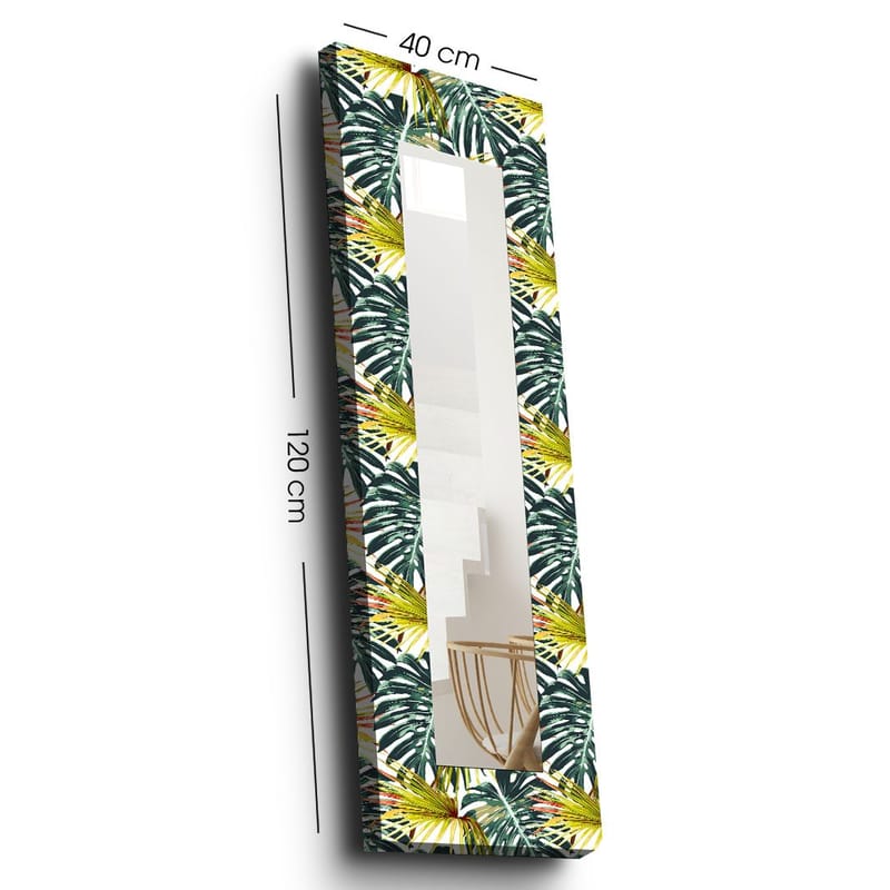 Mokhcha Dekorspegel 40x120 cm Christmas - Canvas/Flerfärgad - Inredning - Speglar - Väggspegel