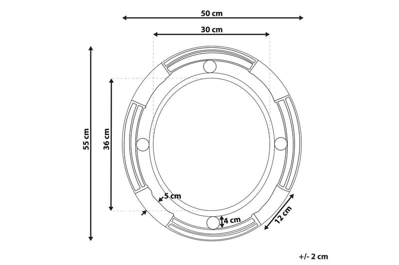 Väggspegel Moulins - Inredning - Speglar - Väggspegel