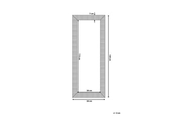 Nauetta Spegel 50x130 cm - Silver - Inredning - Speglar - Väggspegel