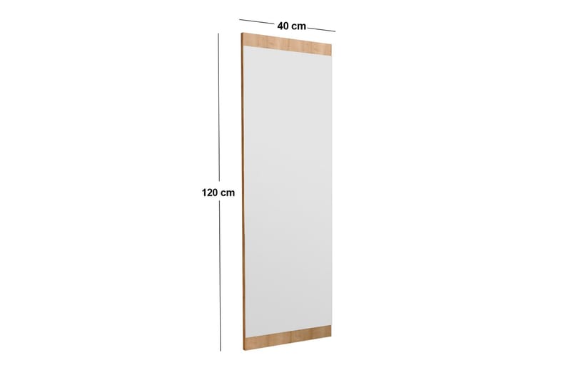 Neom Spegel 40 cm Rektangulär - Trä/Natur - Inredning - Speglar - Väggspegel