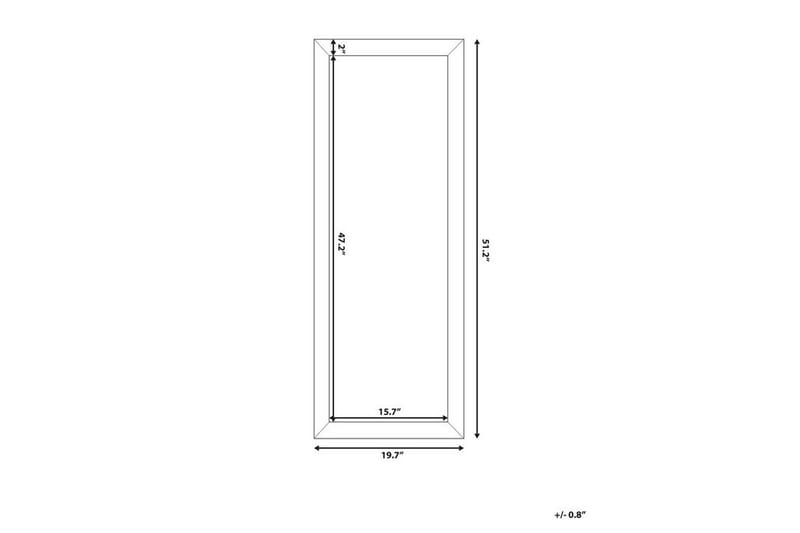 Norelia Spegel 50x130 cm - Guld - Inredning - Speglar - Väggspegel