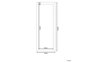 Norelia Spegel 50x130 cm - Guld - Inredning - Speglar - Väggspegel