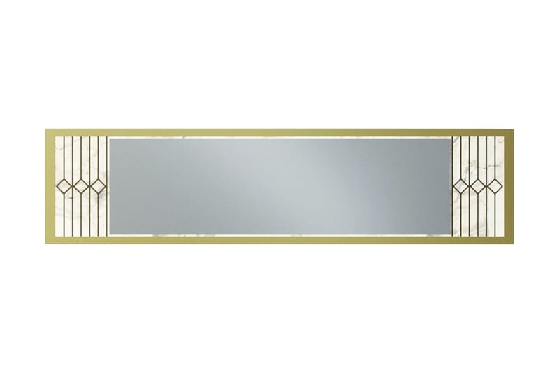 Ocotla Väggspegel 90x22 cm - Vit - Väggspegel - Hallspegel