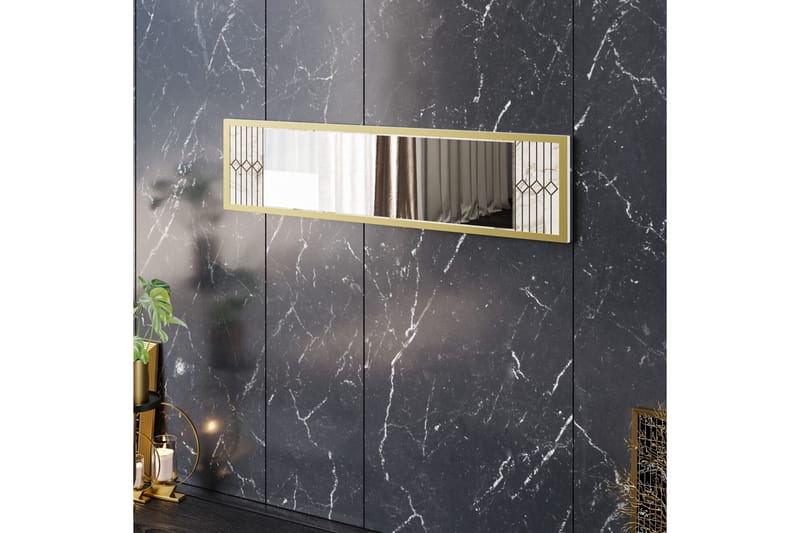 Ocotla Väggspegel 90x22 cm - Vit - Inredning - Speglar - Väggspegel