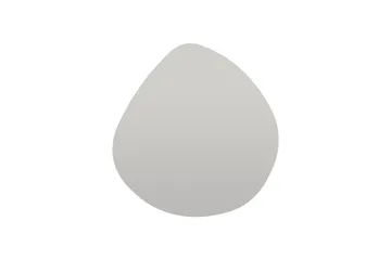 Omilo Spegel 60 cm Asymmetrisk - Svart - Inredning - Speglar - Väggspegel