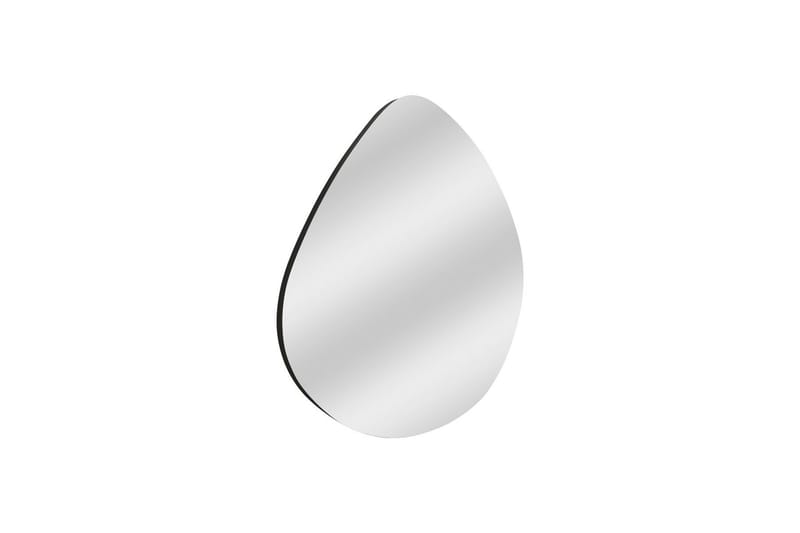 Omilo Spegel 60 cm Asymmetrisk - Svart - Väggspegel - Hallspegel