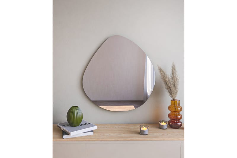 Omilo Spegel 60 cm Asymmetrisk - Svart - Inredning - Speglar - Väggspegel