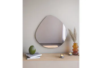 Omilo Spegel 60 cm Asymmetrisk - Svart - Inredning - Speglar - Väggspegel
