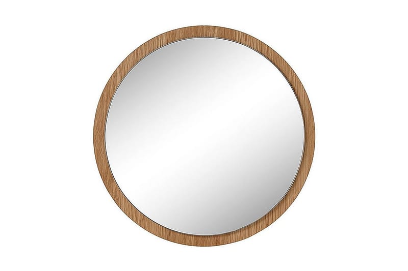 Pakro Spegel Rund 40 cm - Natur - Väggspegel - Hallspegel