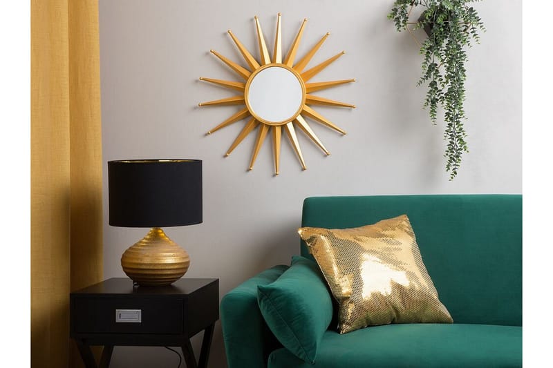 Perelli Spegel 60 cm, Guld