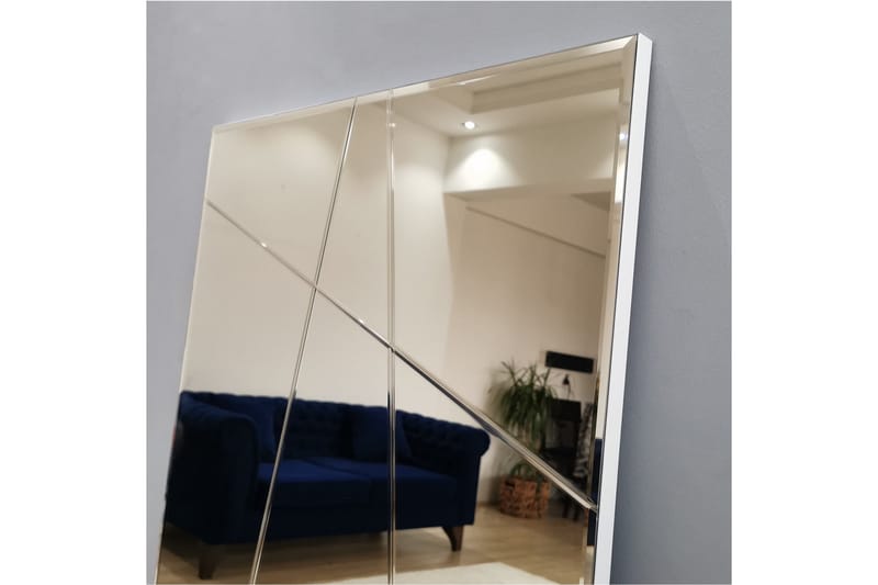 Petalcu Dekorationsspegel 130 cm - Silver - Väggspegel - Helkroppsspegel - Hallspegel