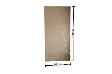 Petalcu Dekorationsspegel 130 cm - Silver - Inredning - Speglar - Väggspegel