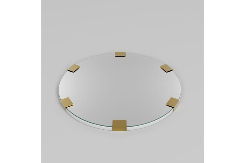 Porp Spegel 60 cm Rund - Guld - Inredning - Speglar - Väggspegel