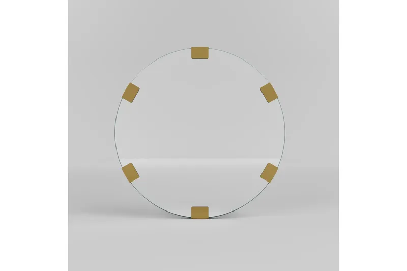 Porp Spegel 60 cm Rund - Guld - Inredning - Speglar - Väggspegel