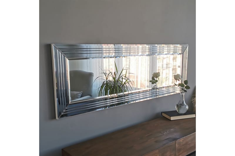 Prajit Dekorationsspegel 120 cm - Silver - Väggspegel - Hallspegel